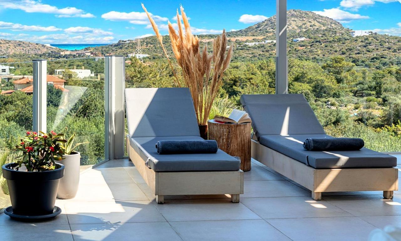 Olive Green Villa Heated Pool Agios Nikolaos  Exterior photo